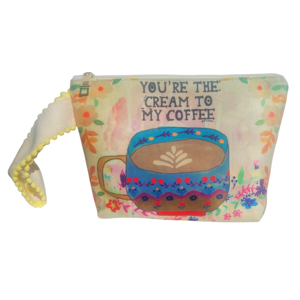 Kosmetiktasche "Coffee" mit Handschlaufe