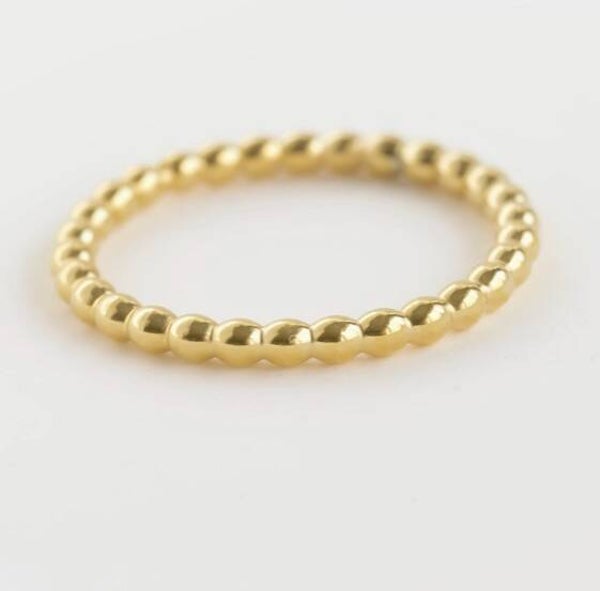 Dainty Gold Bubble Ring