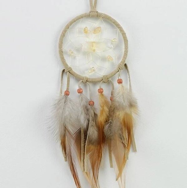 3" Tan Vision Seeker Dream Catcher