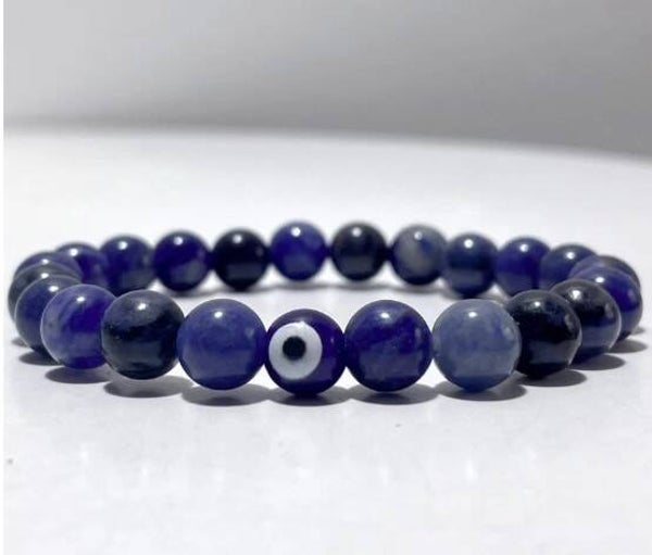 Blue Sodalite Evil Eye 🧿 Bracelet