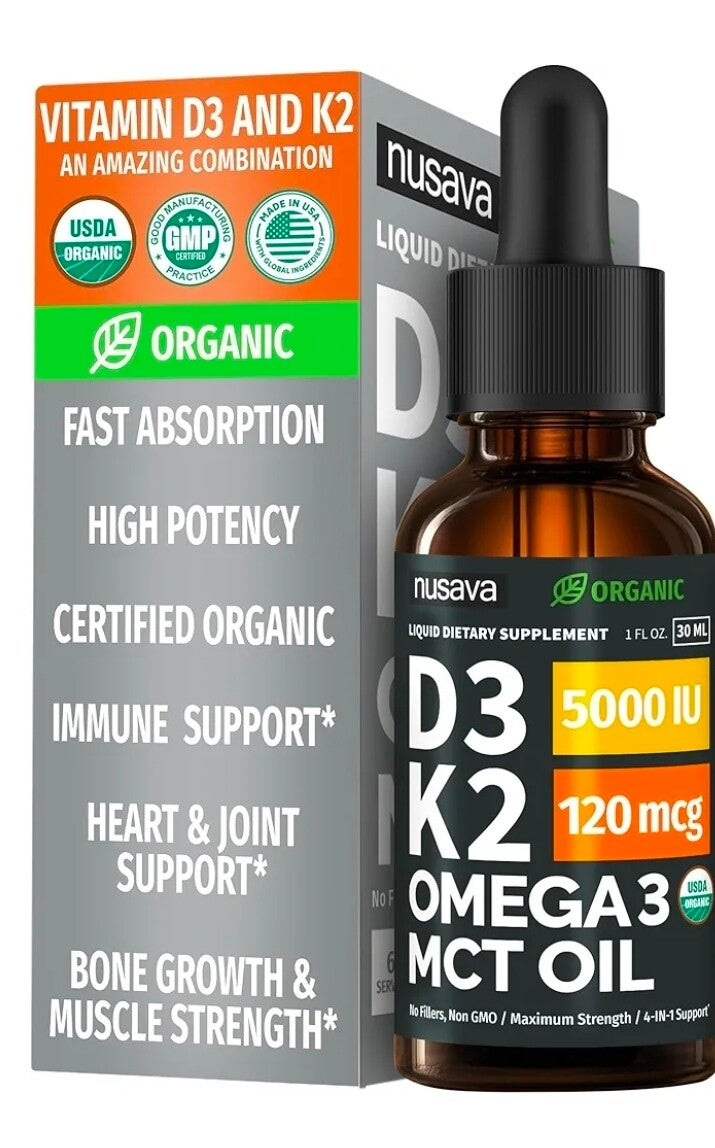 D3-K2-OMEGA 3 & MCT OIL