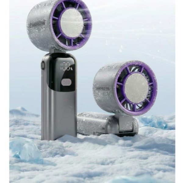 HANDHELD PORTABLE TURBO FAN WITH ICE COOLER