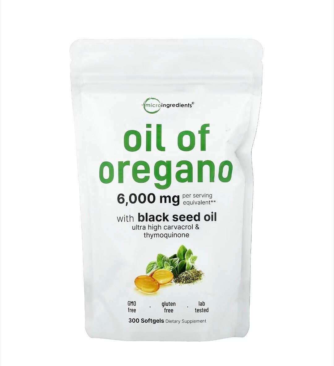 OIL OF OREGANO 300 SOFTGEL CAPSULES