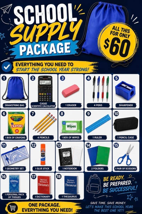 School Supply Package 1