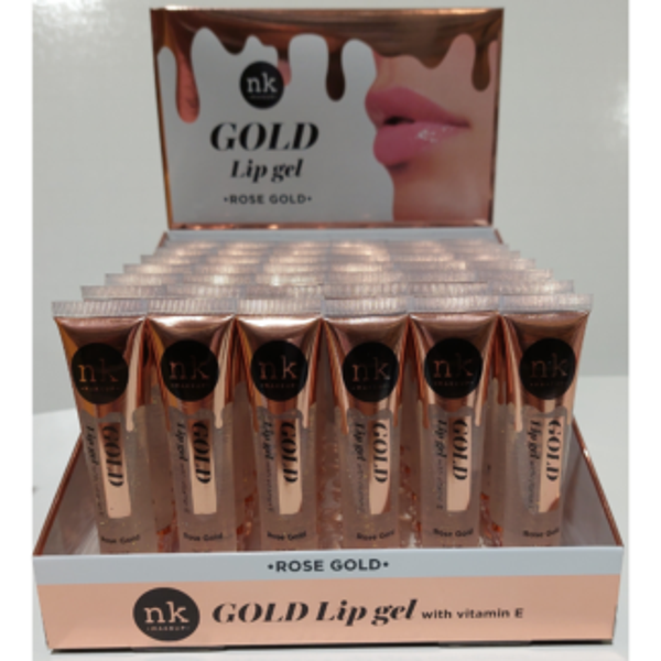 Nika K Lip Gel Rosegold – Wholesale Display Box