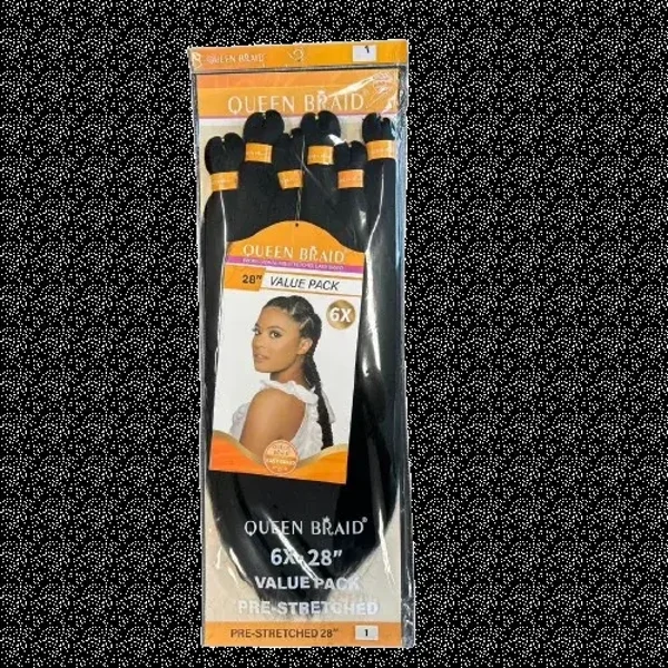 Queen Braid 6X · 28 inch · 6X pack