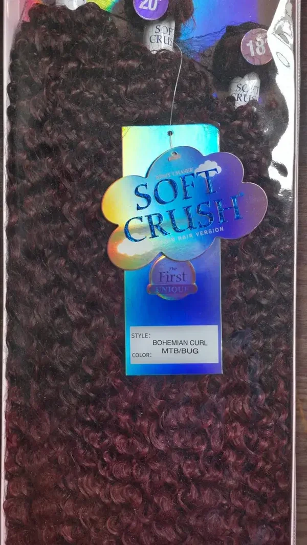 Soft Crush Bohemian Curl · 18 / 20 / 22 inch · 3X pack