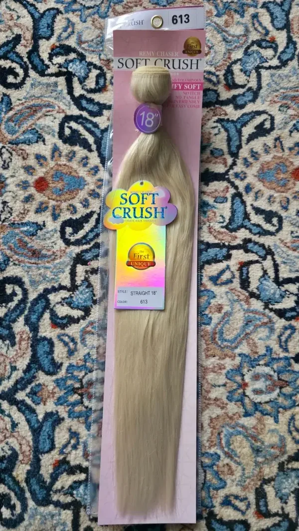 Soft Crush Straight · 18 inch · Single bundle