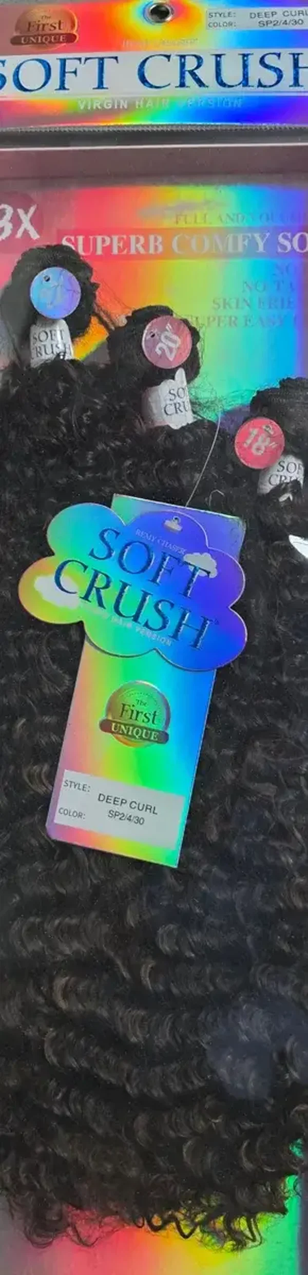 Soft Crush Deep Curl · 18 / 20 / 22 inch · 3X pack