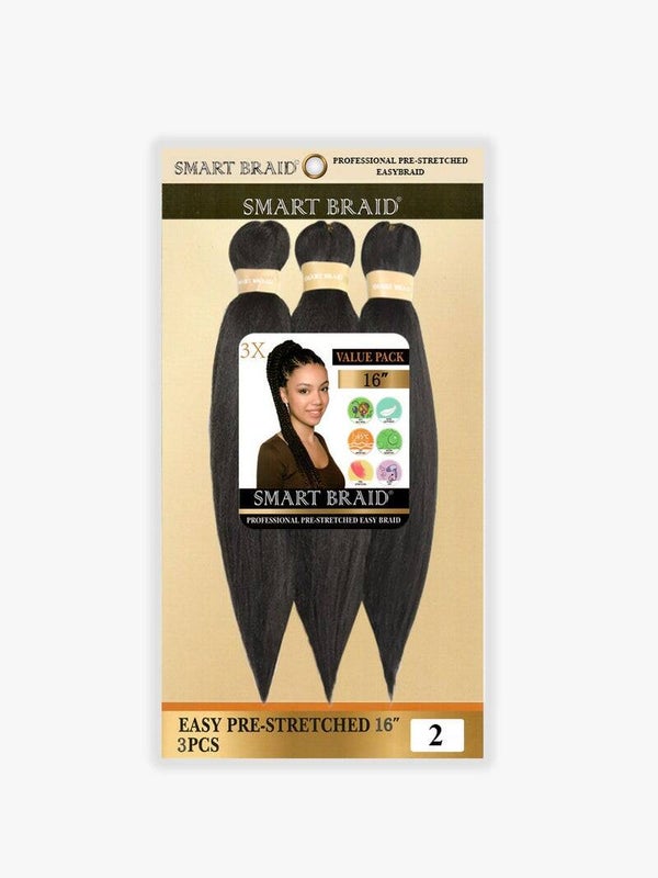 Smart Braid Donkerbruin · 16 inch · 3X pack