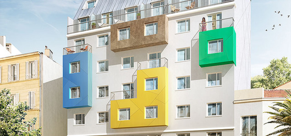 (13) MARSEILLE Appart. Type 1 Lmnp renta. 4.80 %