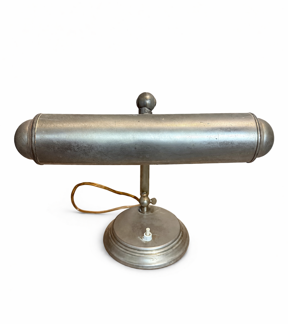 Franse Antieke pianolamp bureau lamp messing