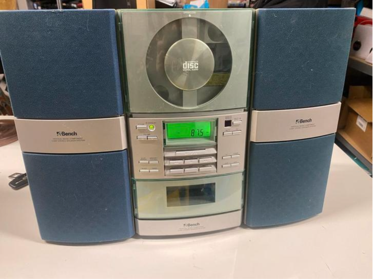 Vintage zeldzame Bench KH 2233 Micro Hi-Fi CD-speler