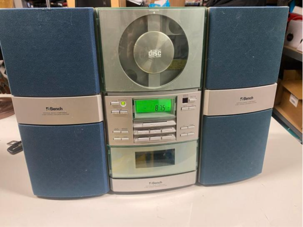 Vintage zeldzame Bench KH 2233 Micro Hi-Fi CD-speler
