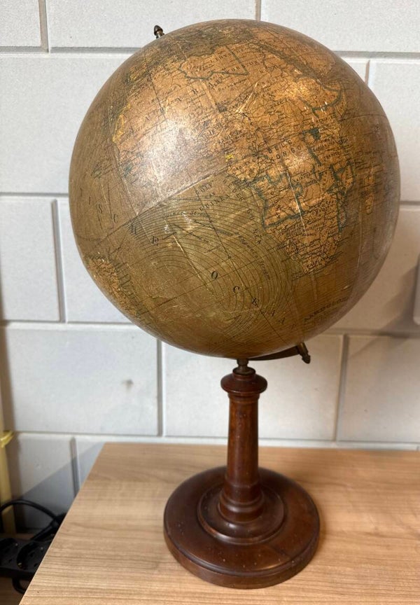 Antieke Nederlandse globe Dr. Neuse ca. 1929 zeldzaam