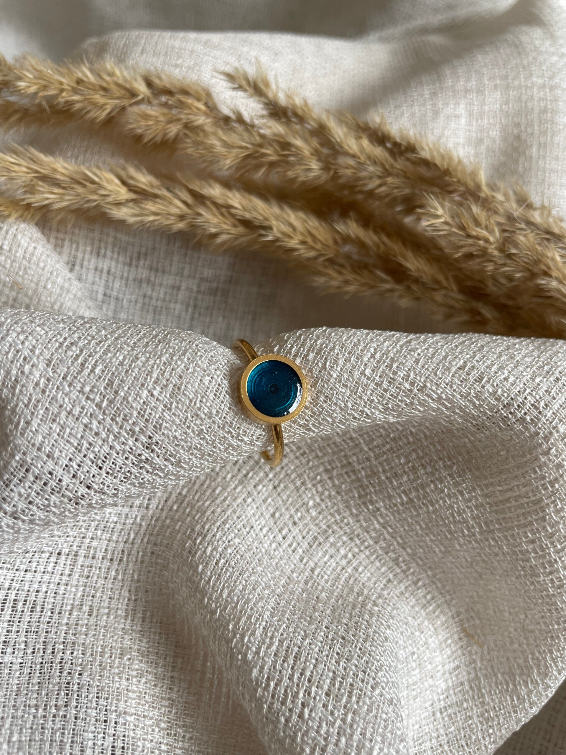 Ring Pia blauw