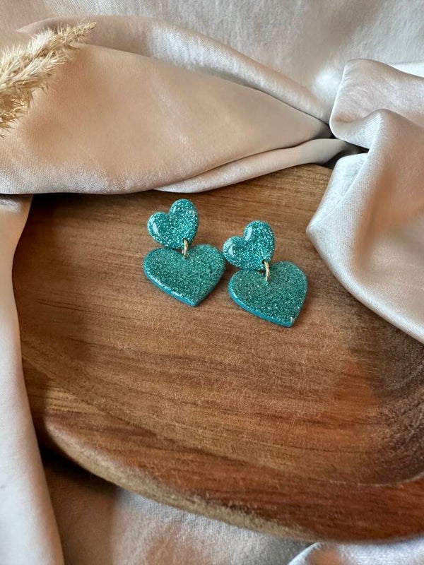 Lily groen glitter