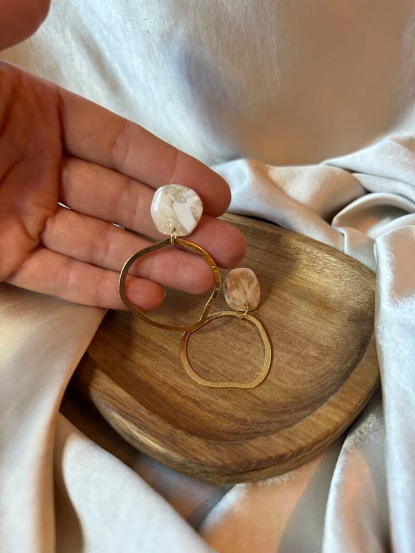 Kowie gemengd wit/beige/goud