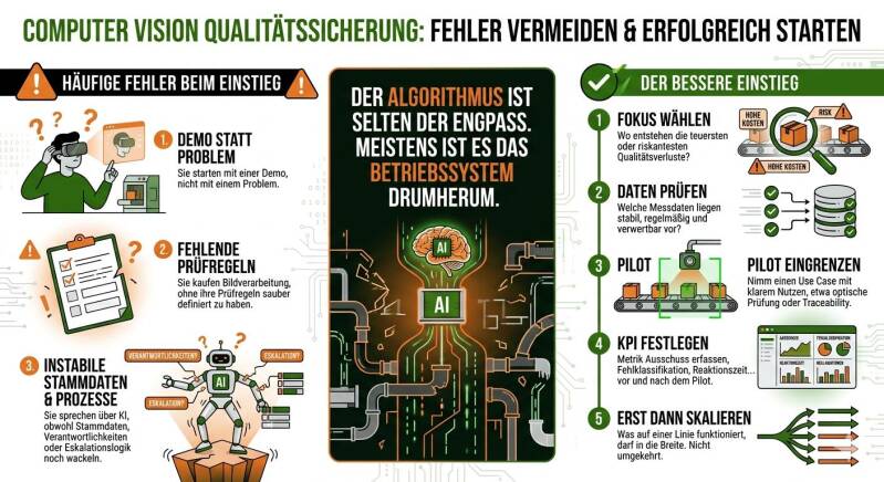 Qualitätssicherung Pilotprojekt  Computer Vision