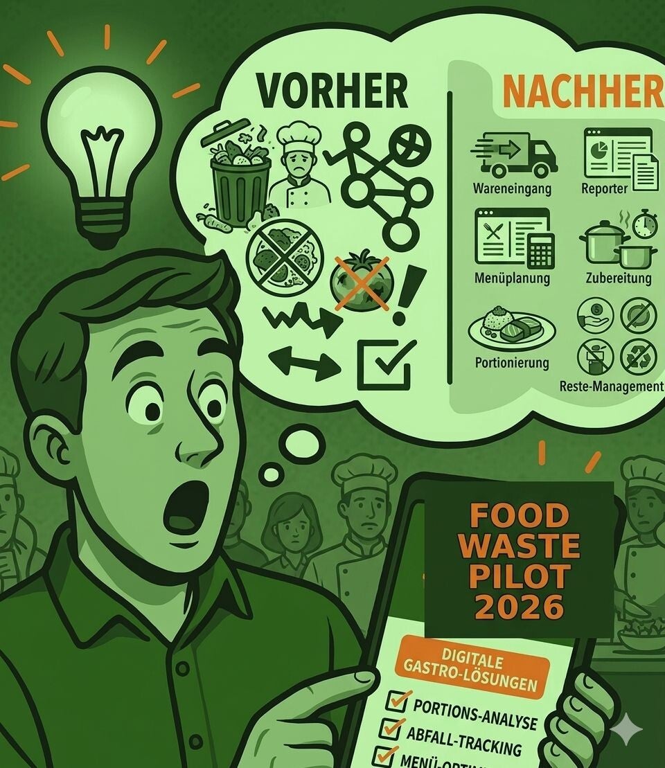 Foodwaste Minimierung Pilotprojekt Planung
