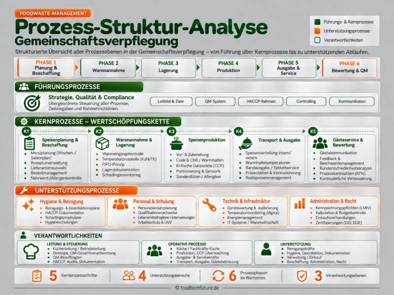 Prozess Struktur Analyse Foodwaste | Food:Tech:Future