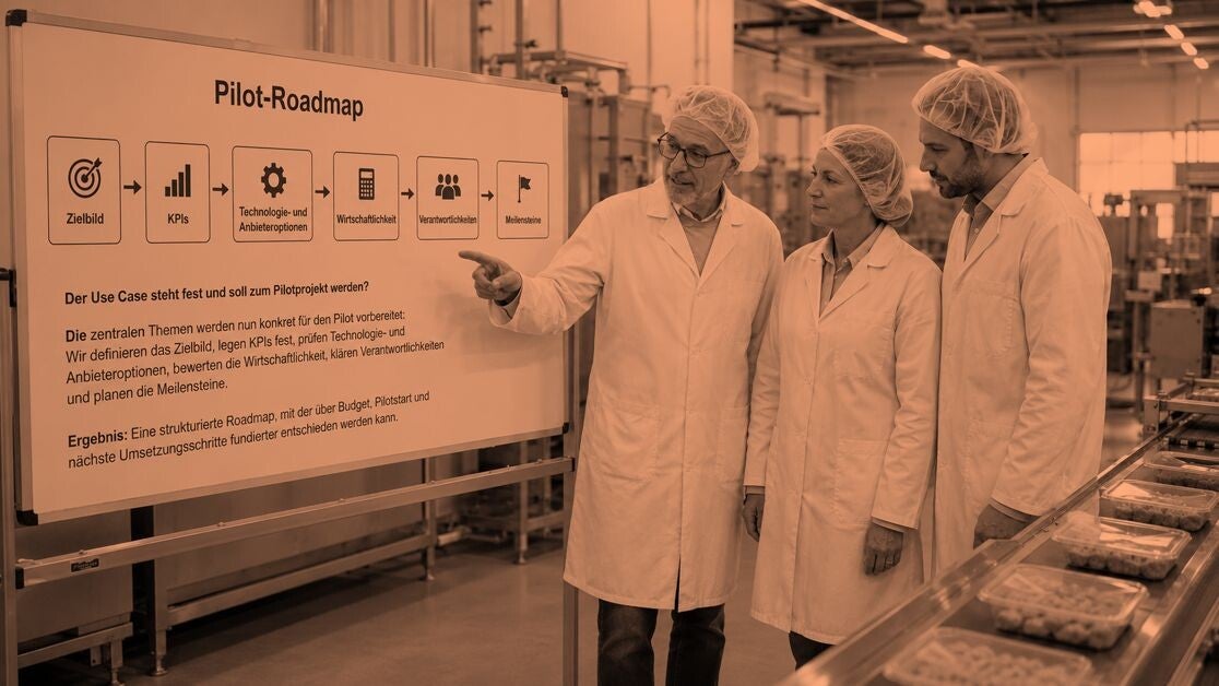 Demo Pilot Roadmap auf dem Shopfloor