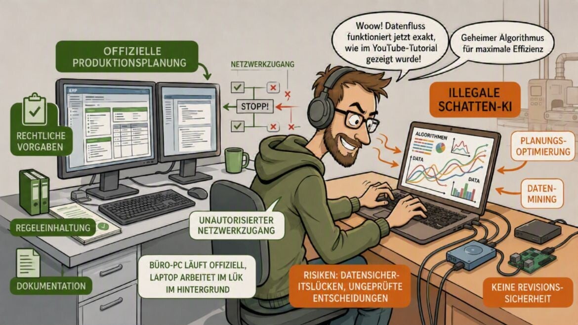 Schatten KI in der Produktionsplanung von Lebensmitteln