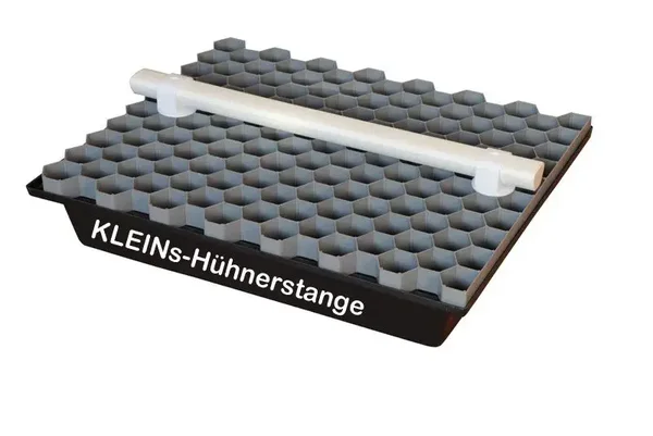 Kotwanne mit 1. Sitzstange Kunststoff variabel