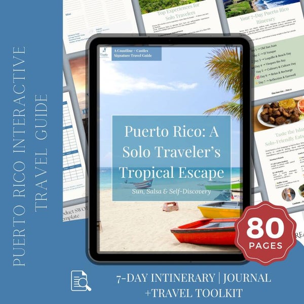 Puerto Rico 7-Day Solo Travel Guide + Canva Companion Toolkit