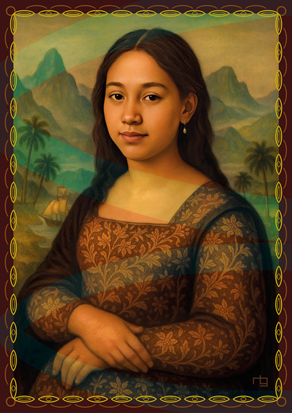 Ansichtkaart Golden Stage - Nona Lisa