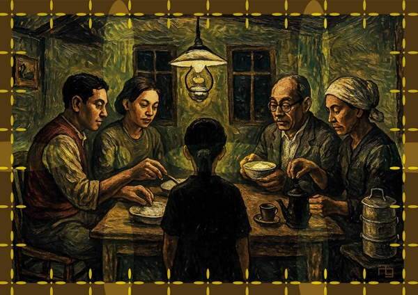 Ansichtkaart Golden Stage - The Nasi Eaters
