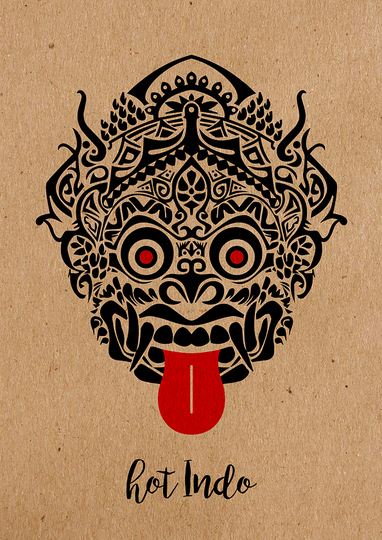 Ansichtkaart Indozijn Hot Indo