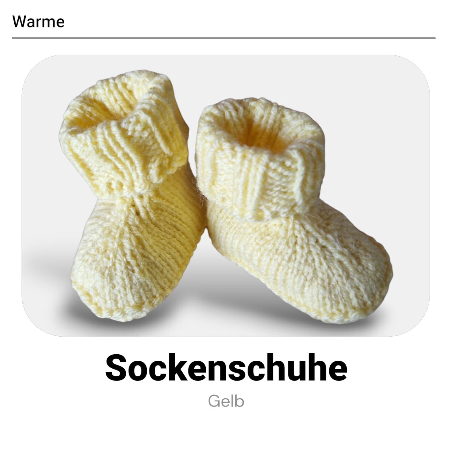 Baby Sockenschuhe