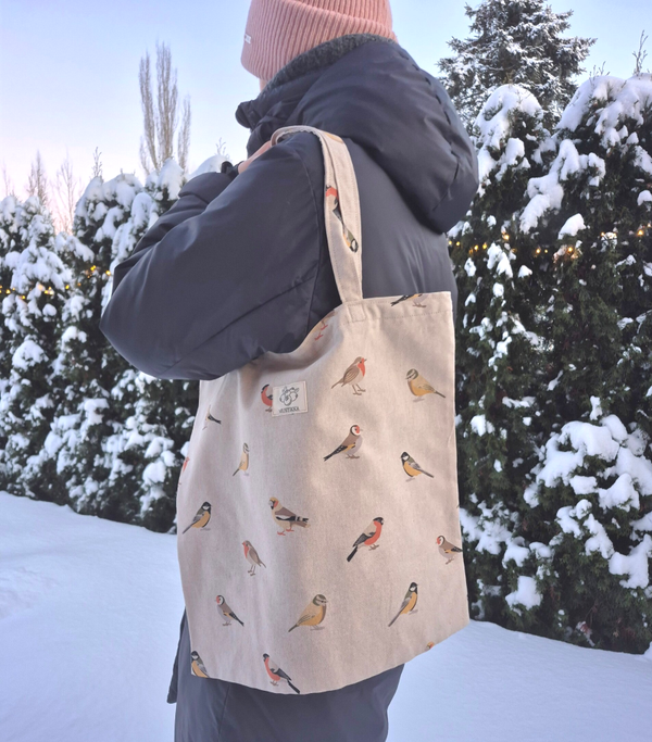 Pienet linnut kangaskassi