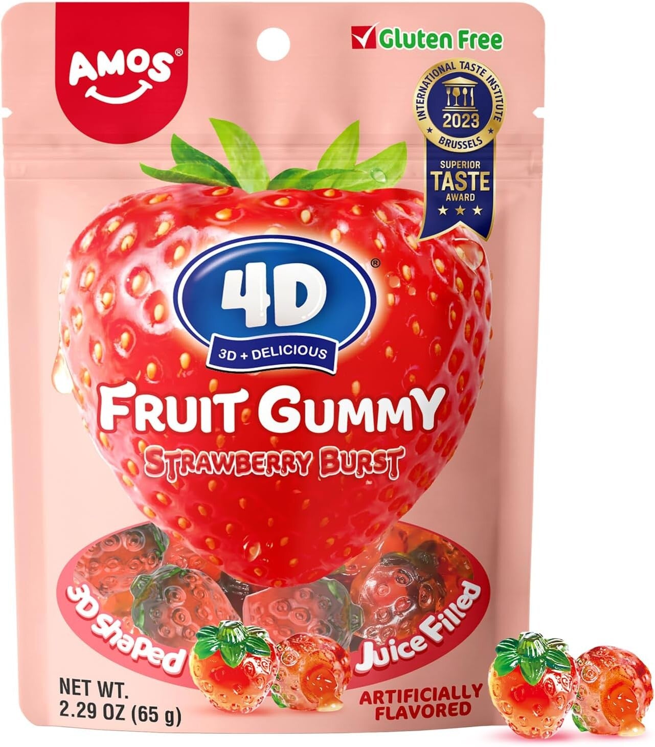 Amos Gumy Strawberries 120 g