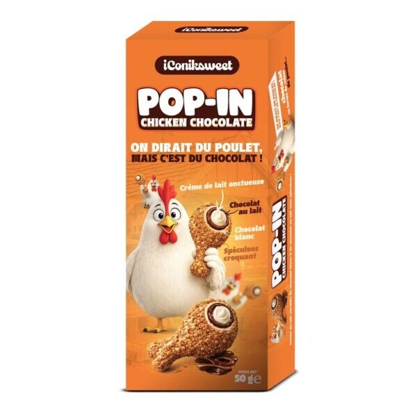 🍗🍫 Iconiksweet Dias Pop-In Chicken Chocolate 50g