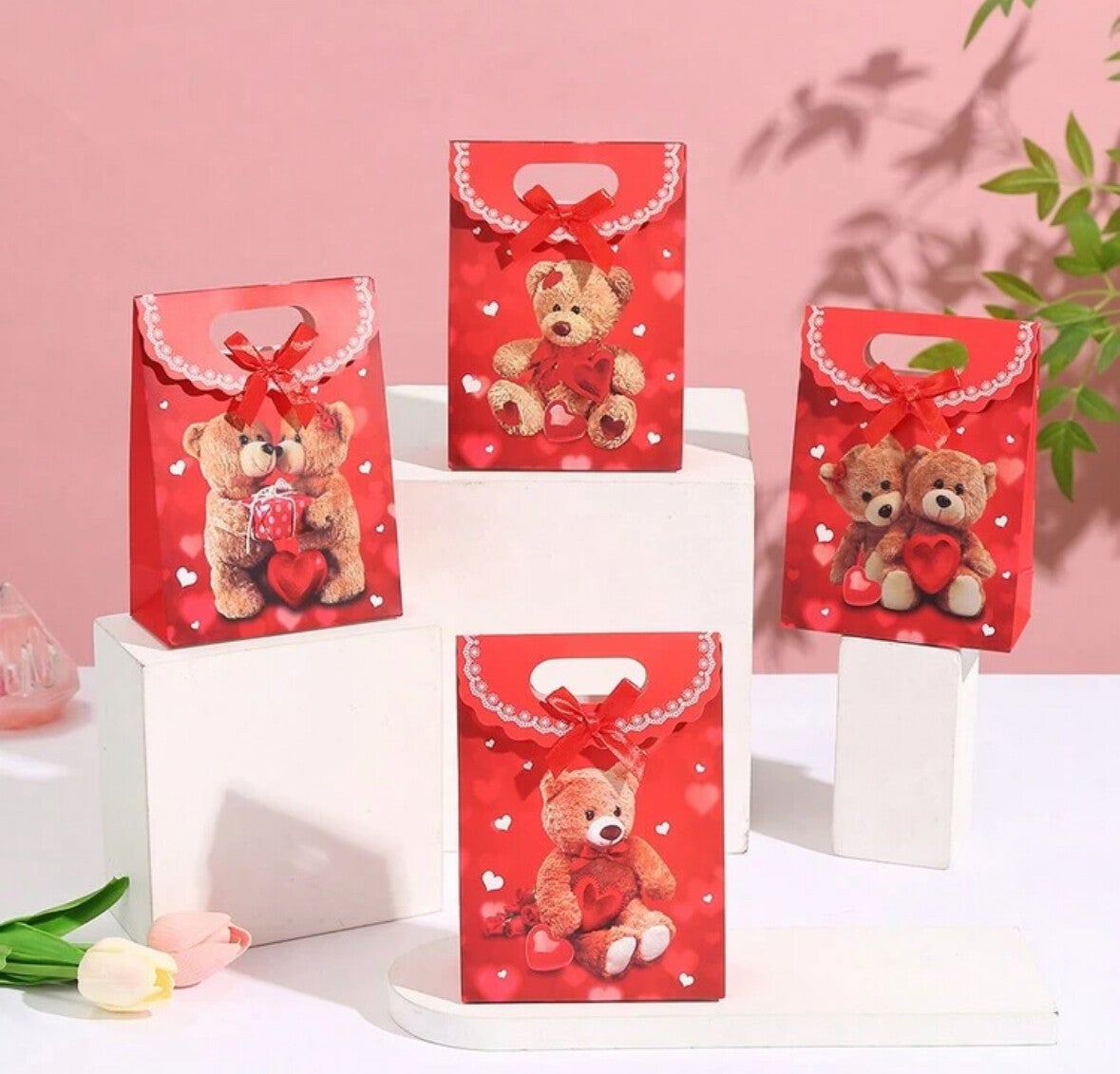 Zakjes valentijn 12 stuks