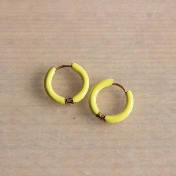 RVS kleur creool 16mm – geel/goud