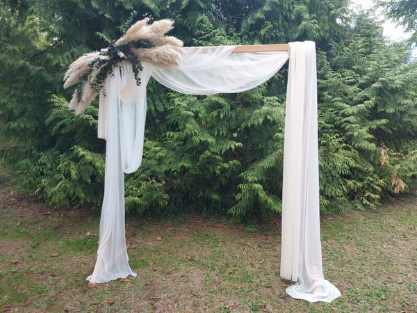 Arche en bois avec voilage grand modèle