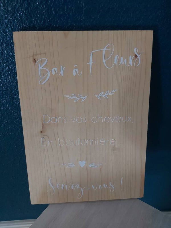 Panneau Bar a Fleurs