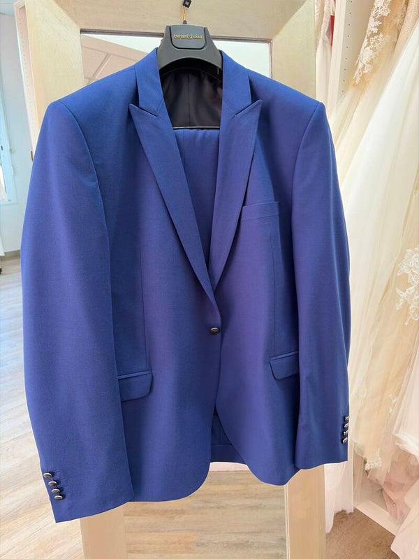 Costume Denver bleu royal