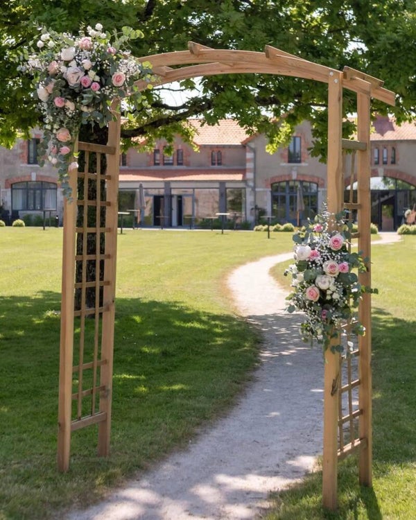 Arche en bois incurvé