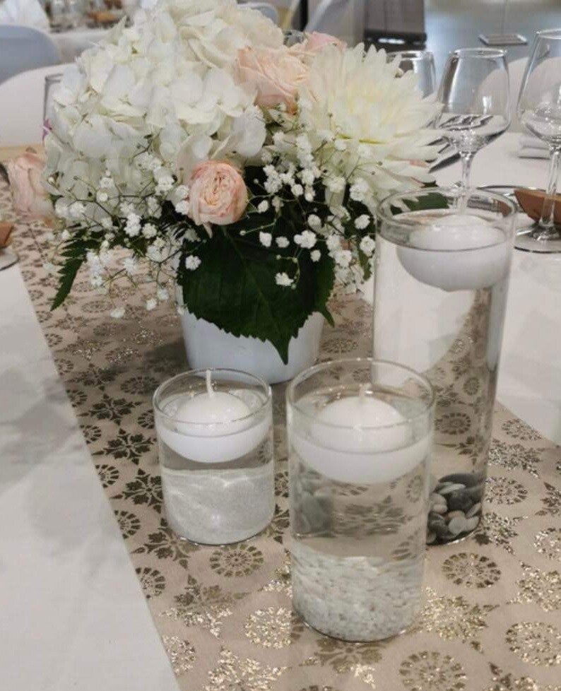 Trio de Bougeoir transparent