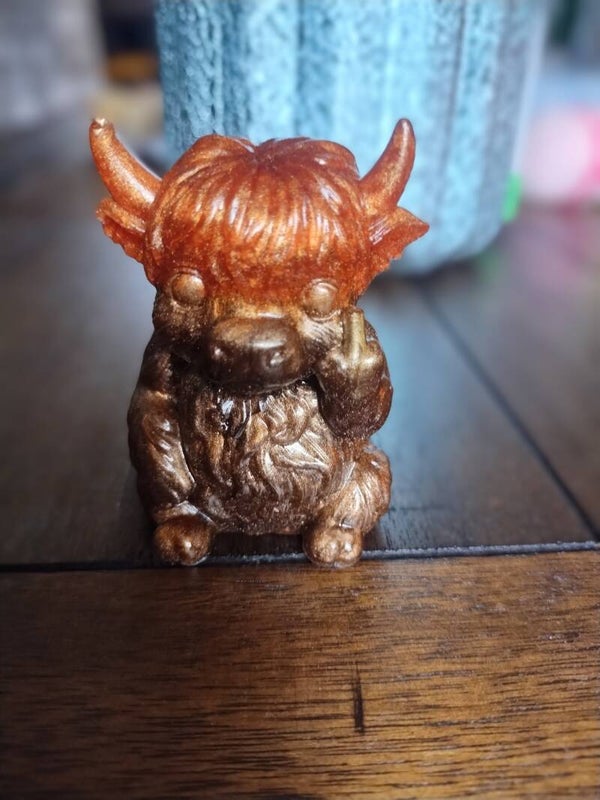 Moody critters-2.75 inches tall x 1.5 inches wide