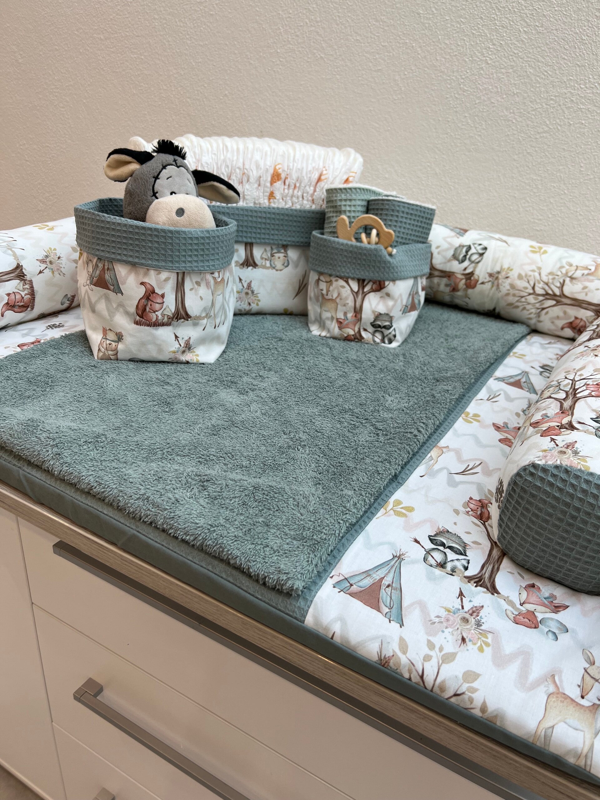 Wickelauflage waldfreunde altgrün