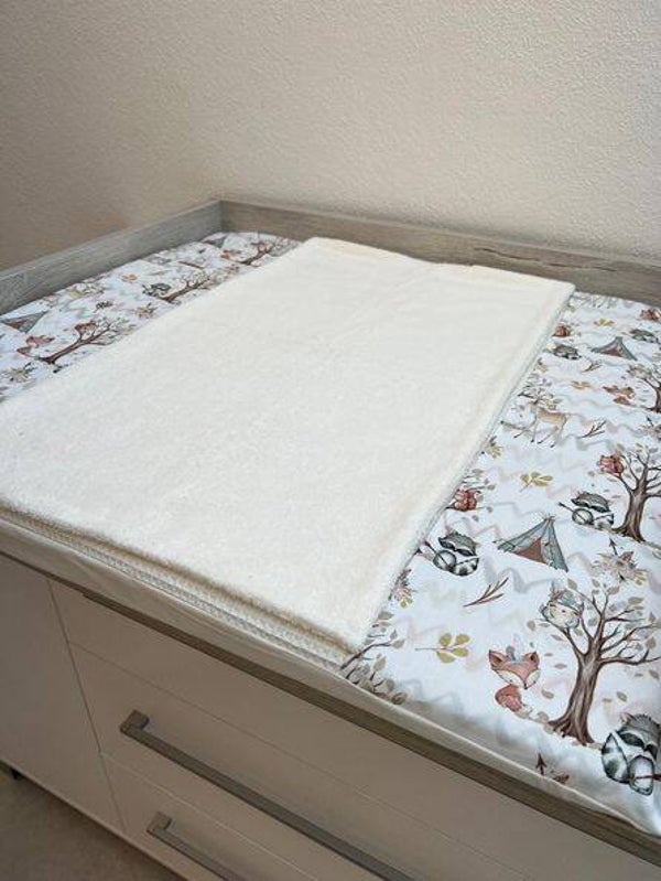 Sale Wickelauflage Waldfreunde Ecru 85x75cm ohne Zubehör