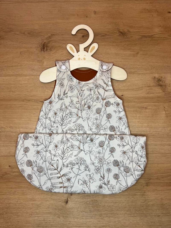 Schlafsack Blumengarten Rost