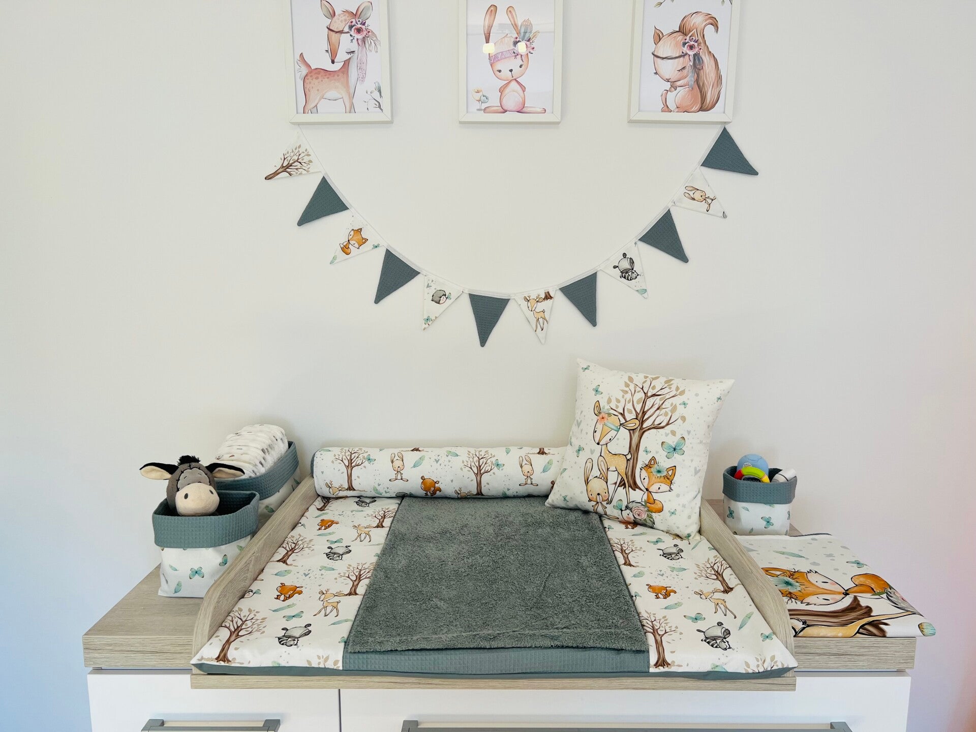 Wickelauflage waldfreunde 2.0 altgrün