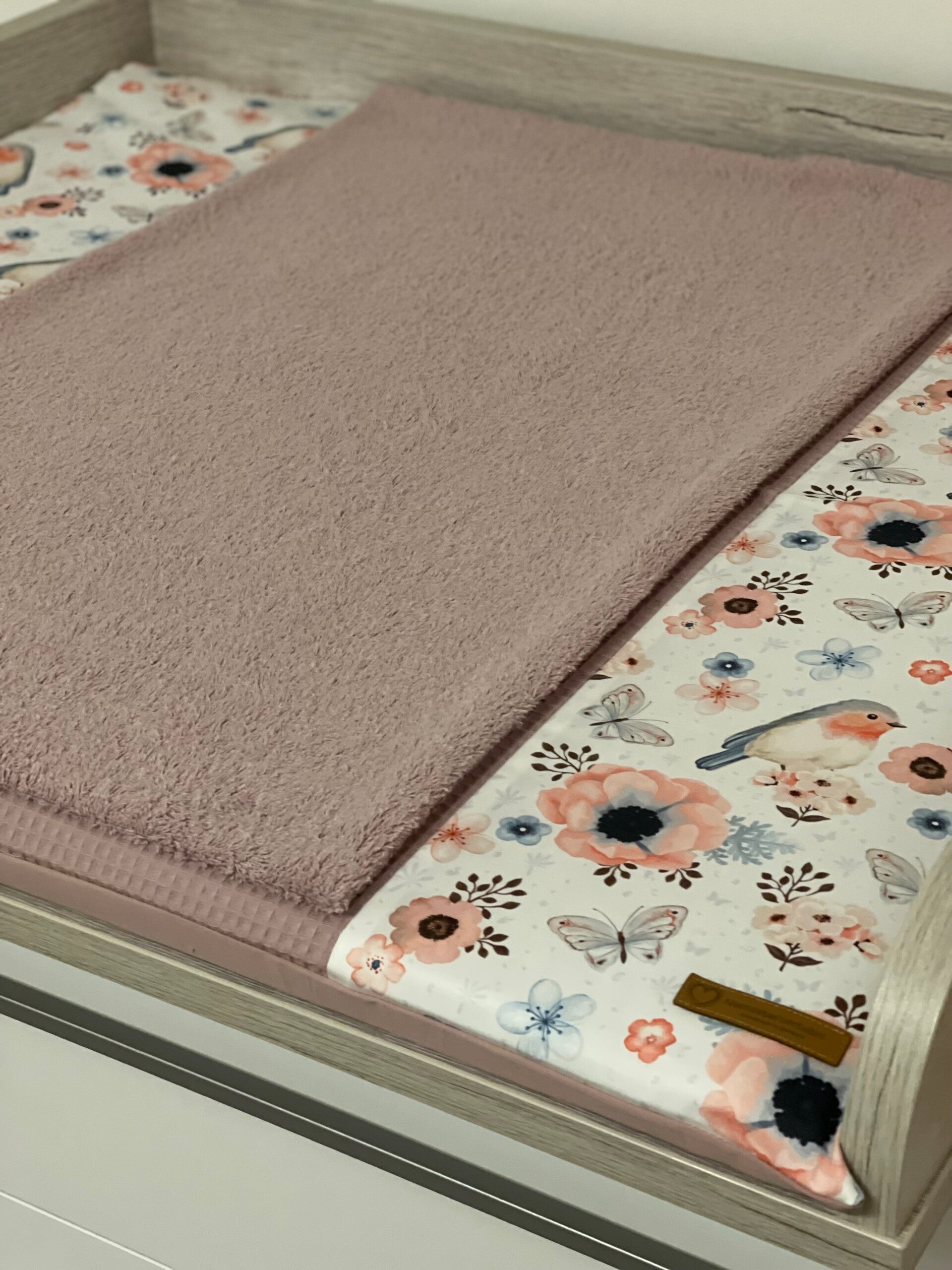 Wickelauflage vogelparadis altrosa