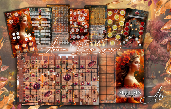 Autumn Bingo Bundle A6